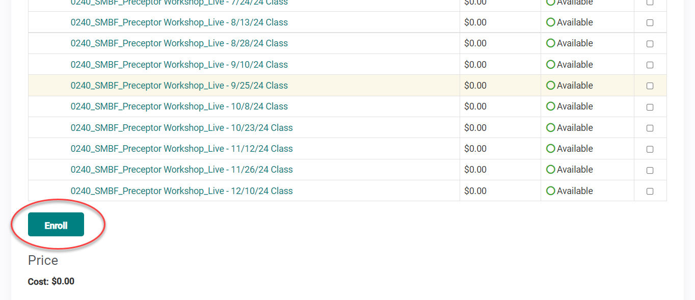 0240 - Preceptor Workship - Enrollment Pic 2 0240 - Preceptor Workship - Enrollment Pic 2