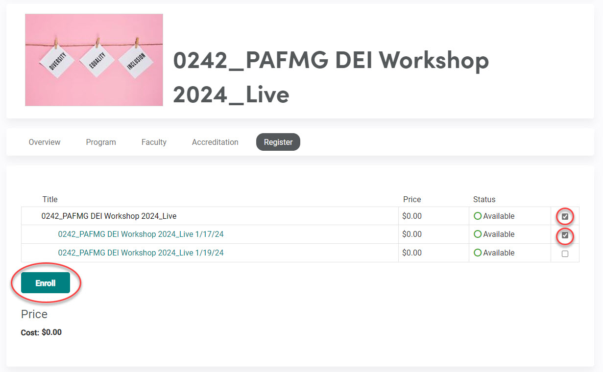 0242 - Enrollment #1