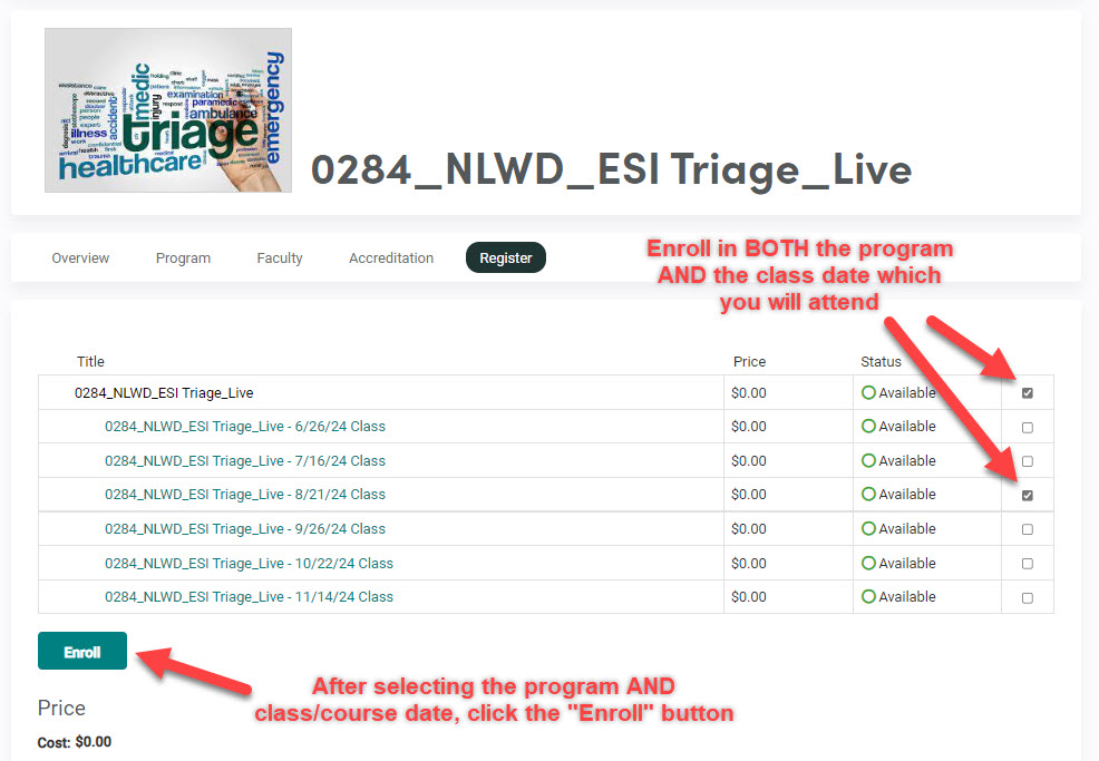 0284  Enrollment Instructions #1