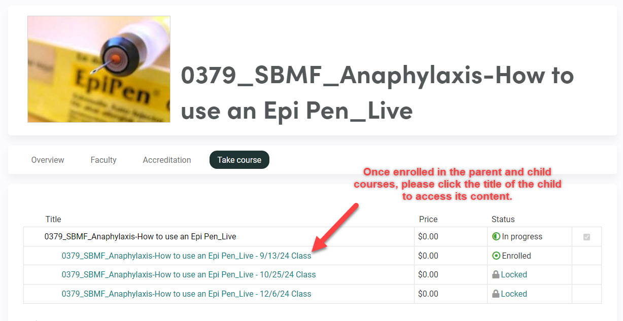 Enrollment Instructions for Activity 0379 Enrollment Instructions for Activity 0379