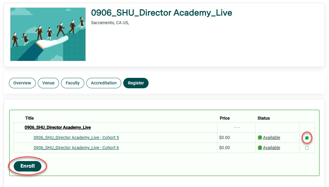 DAP Enrollment Instructions - Screenshot #2