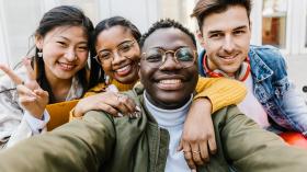 People of Multiple Races/Ethnicities Taking a Selfie People of Multiple Races/Ethnicities Taking a Selfie