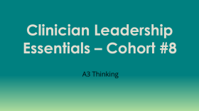 Cohort 8 A3 Thinking