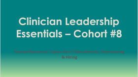 Cohort 8 Human Resources Topic Part 1