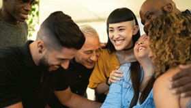 Culture Friends spending time together