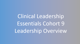 CLE Cohort 9 Leadership Overview
