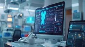 AI being used in medicine on a computer AI being used in medicine
