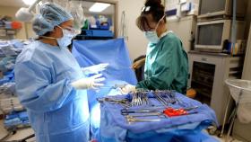 Nurse Reviewing Surgical Instruments