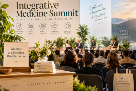 Picture of professionals gathered for an summit learning event