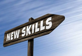 Sign Reading, "New Skills" Sign Reading, "New Skills"